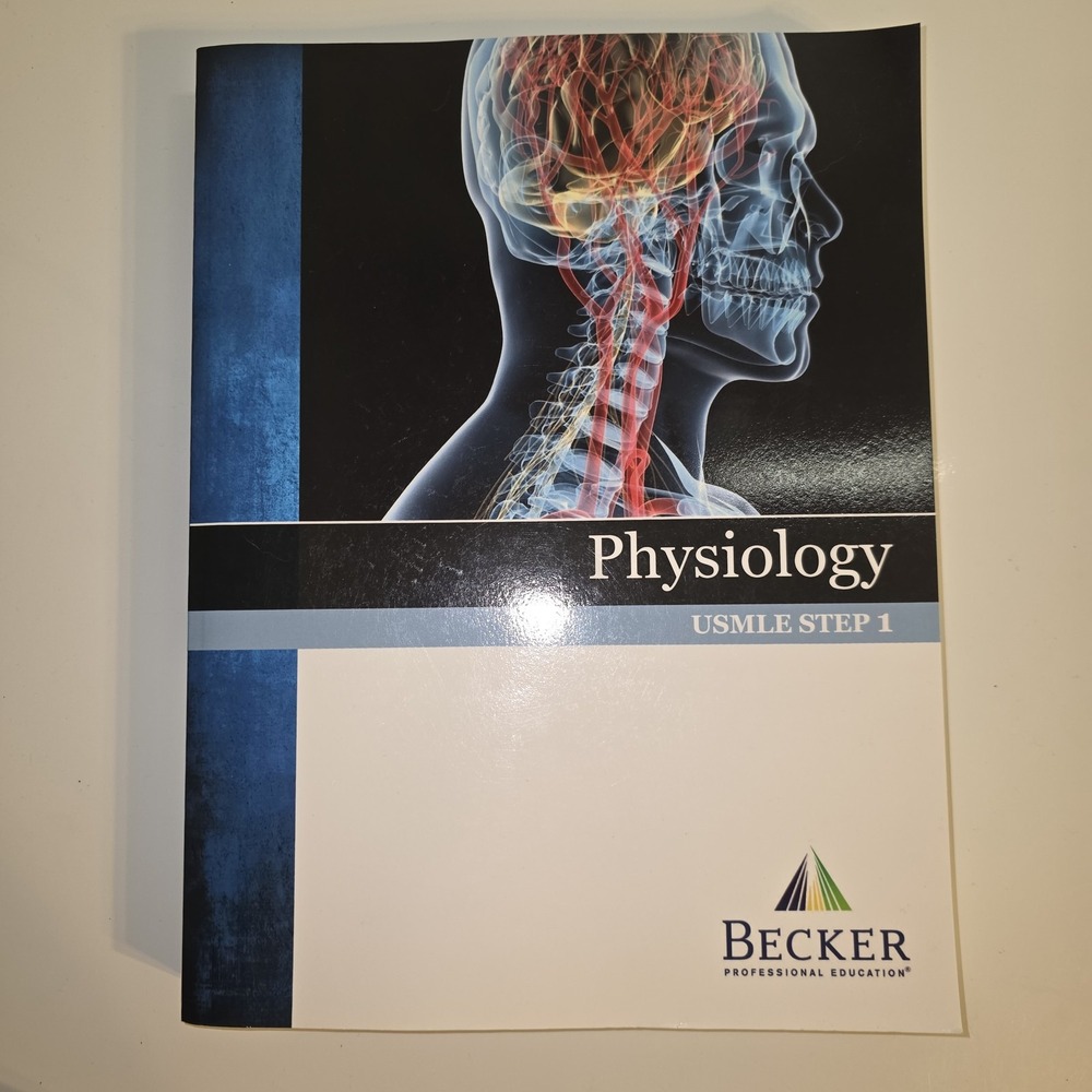Physiology USMLE Step 1 Study Guide Becker Professional Education Medical Softco - Picture 1 of 4